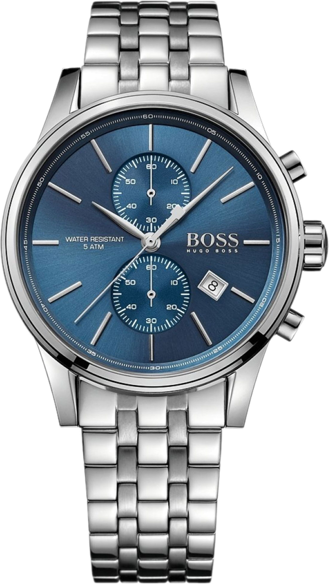 Montre Hugo Boss 1513384 Classic Jet Cadran Bleu et Bracelet Acier