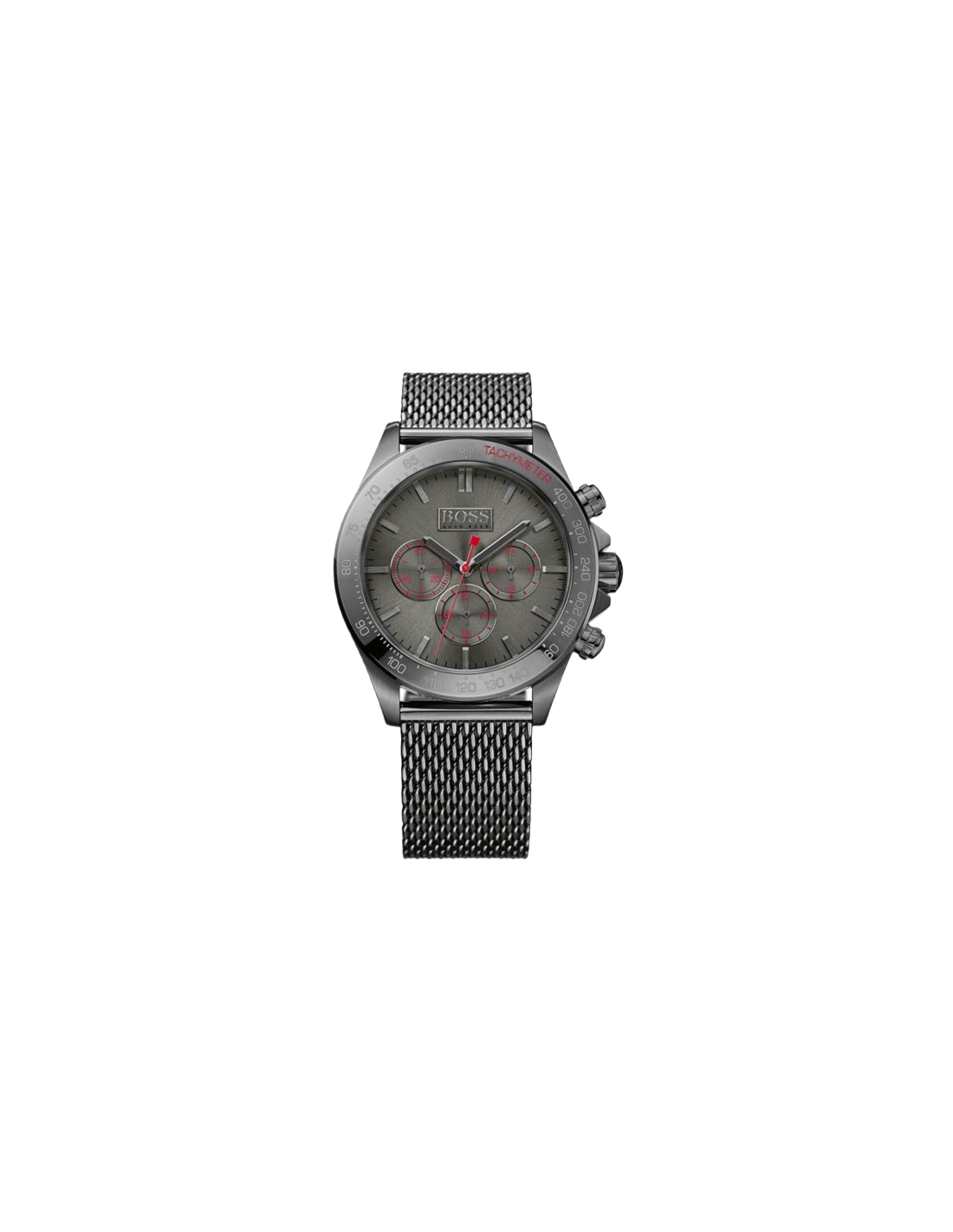 Montre Hugo Boss 1513443 Bracelet en maille milanaise acier gris