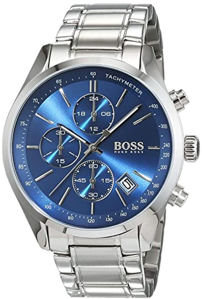 Montre Hugo Boss 1513478 Chronomètre à Cadran Bleu