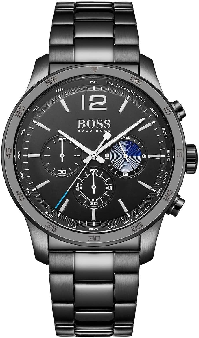 Montre Hugo Boss 1513528 Chronographe en Acier Noir