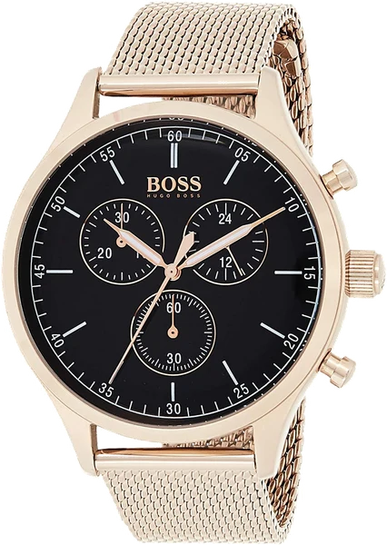 Montre Hugo Boss 1513548 en Acier Doré Rose et Maille Milanaise