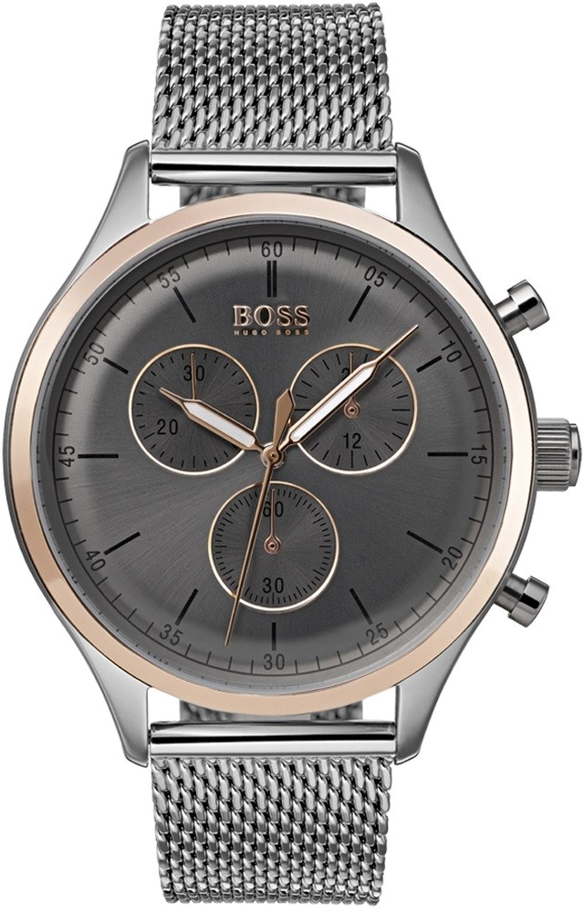 Montre Hugo Boss Companion 1513549 bracelet en maille milanaise