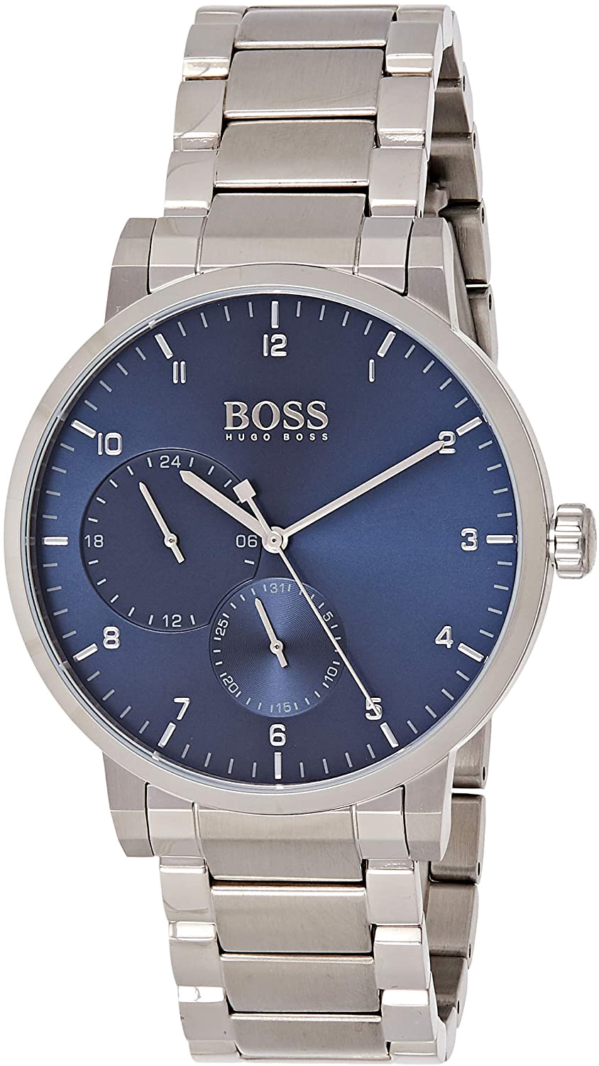 Montre Homme Hugo Boss 1513597 Acier et Cadran Bleu 42mm