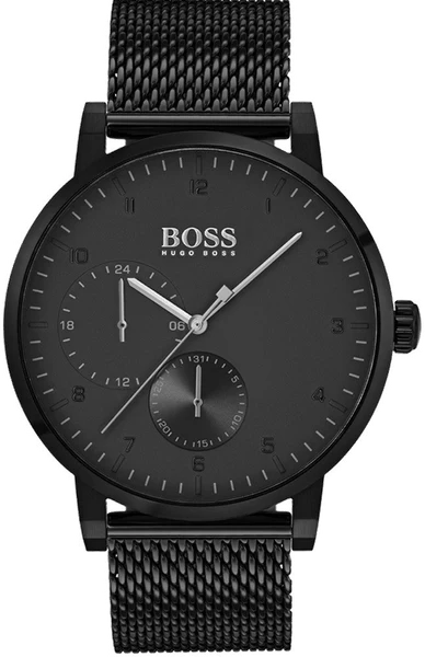 Montre Hugo Boss 1513636 Bracelet Maille Milanaise Noire