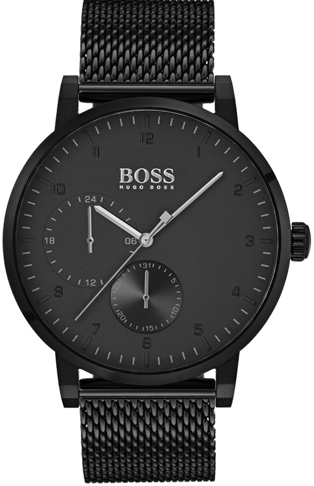Montre Hugo Boss 1513636 Bracelet Maille Milanaise Noire