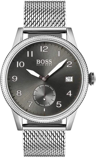 Montre Hugo Boss 1513673 en acier avec bracelet maille milanaise