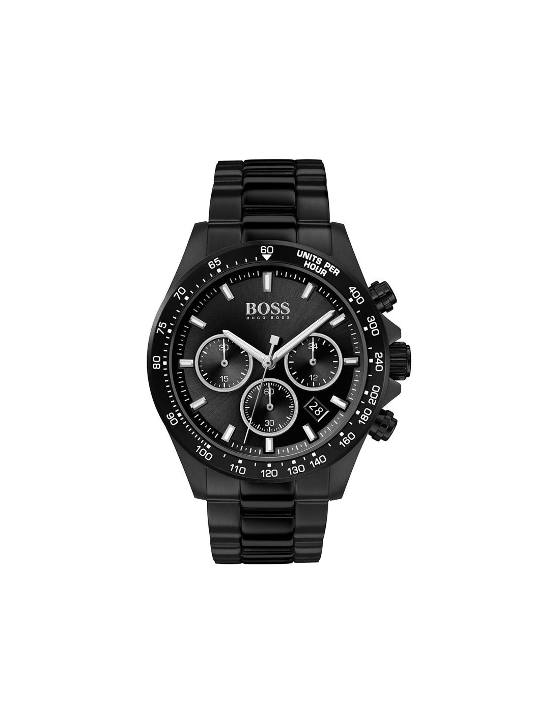 Montre Hugo Boss 1513754 Chronomètre en Acier Noir