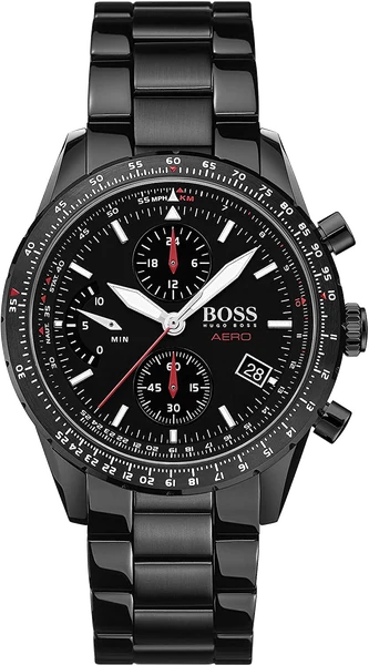 Montre Hugo Boss 1513771 Chronographe avec Bracelet Acier Noir