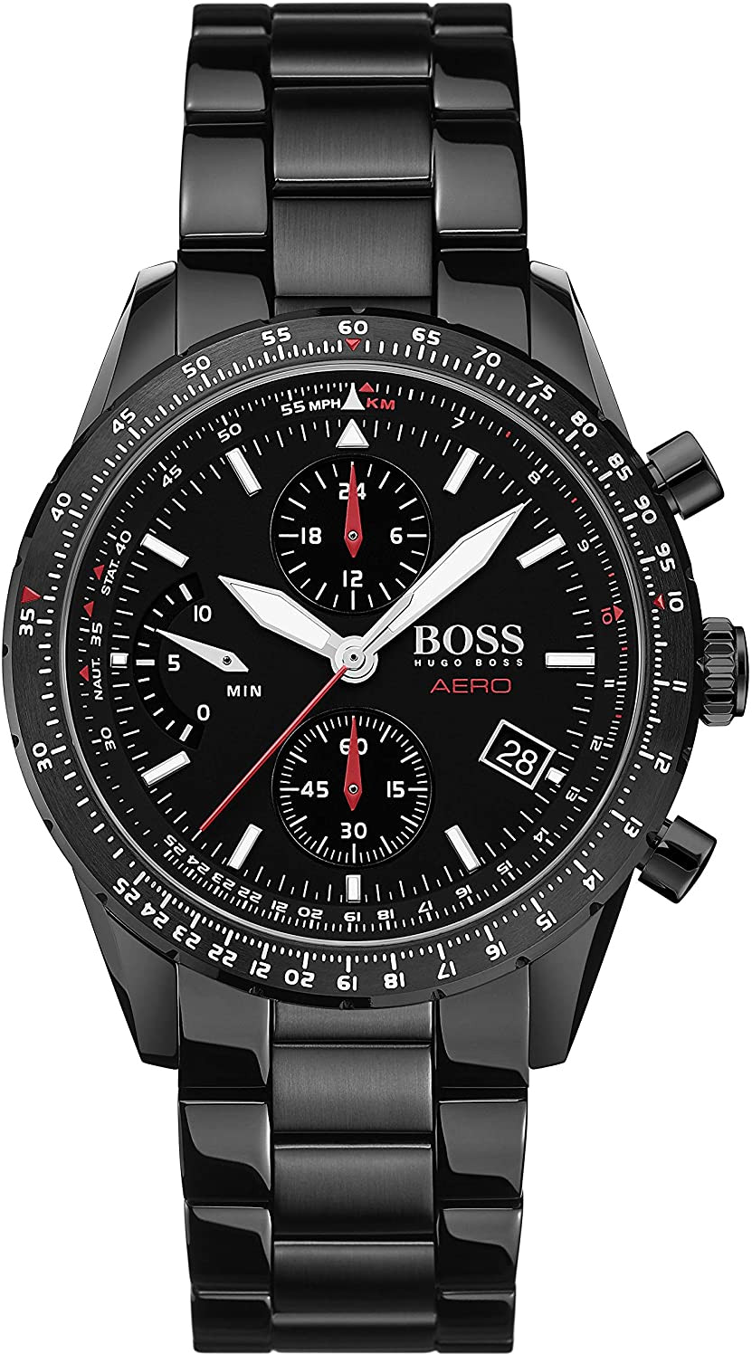 Montre Hugo Boss 1513771 Chronographe avec Bracelet Silicone Bleu