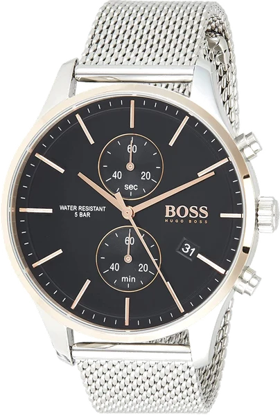Montre Homme Hugo Boss Associate 1513805 bracelet en maille milanaise
