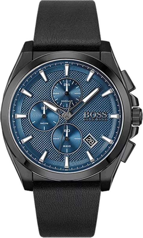 Hugo Boss 1513883 — montre chronographe en acier noir — Montres Outlet
