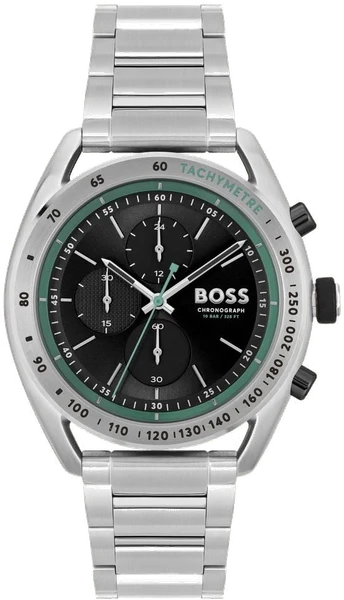 Montre Hugo Boss 1514023 Center Court Acier et Cadran Noir