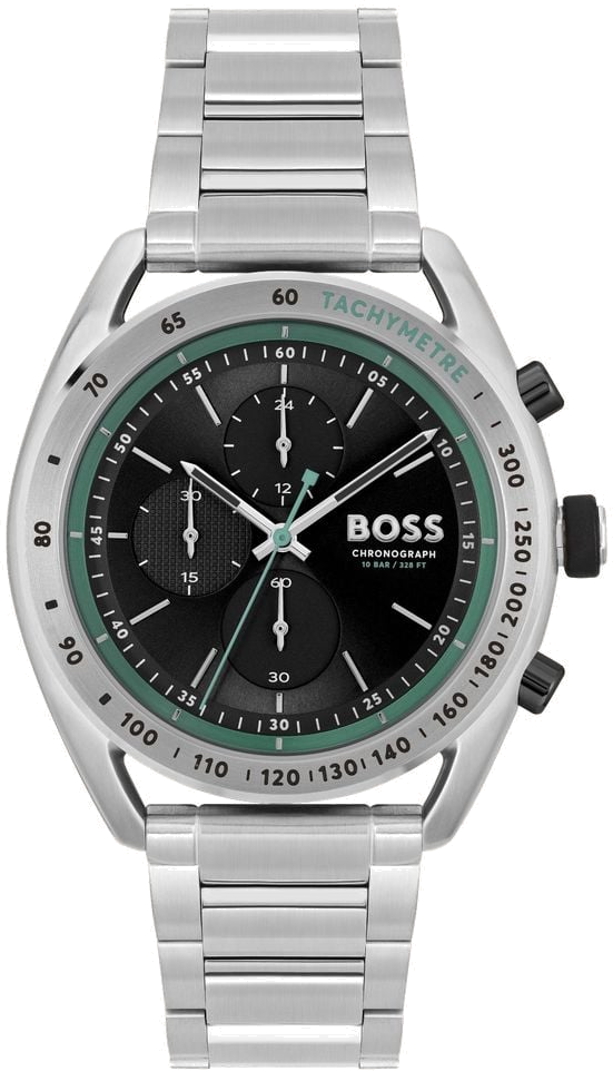 Montre Hugo Boss 1514023 Center Court Acier et Cadran Noir