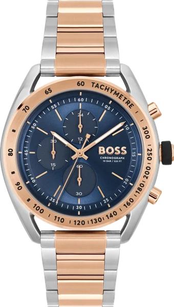 Montre Homme Hugo Boss 1514026 Center Court Acier Bicolore et Or Rose