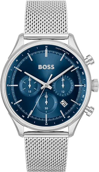 Montre Hugo Boss Gregor 1514052 cadran bleu bracelet acier