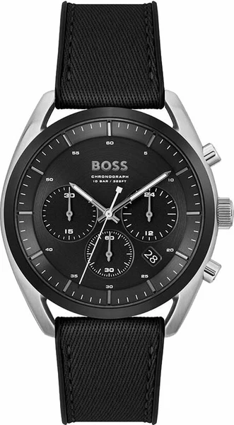 Montre Hugo Boss 1514091 Multifonctions en Acier Noir et Silicone