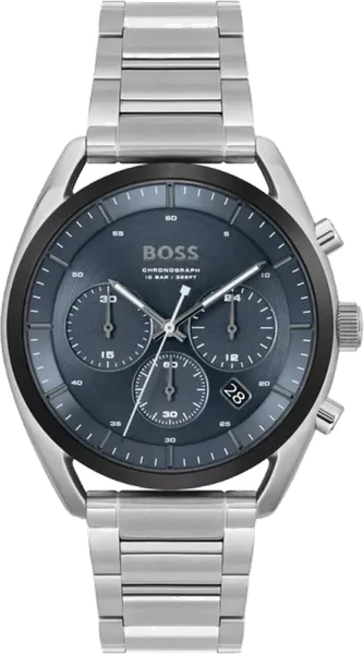 Montre Homme Hugo Boss 1514093 Sport Lux Top Cadran Bleu et Bracelet Acier