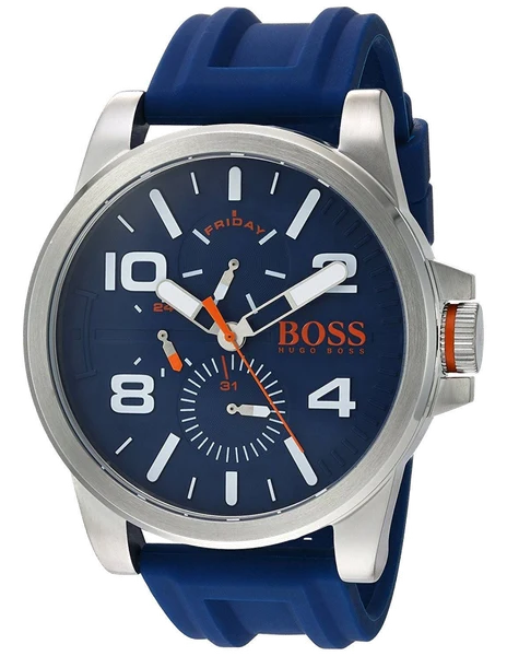 Montre Hugo Boss Orange 1550008 en silicone bleu