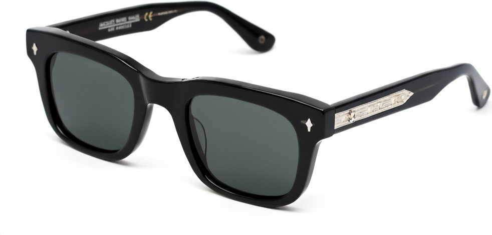 Lunettes de soleil Jacques Marie Mage Cash Noir en acétate