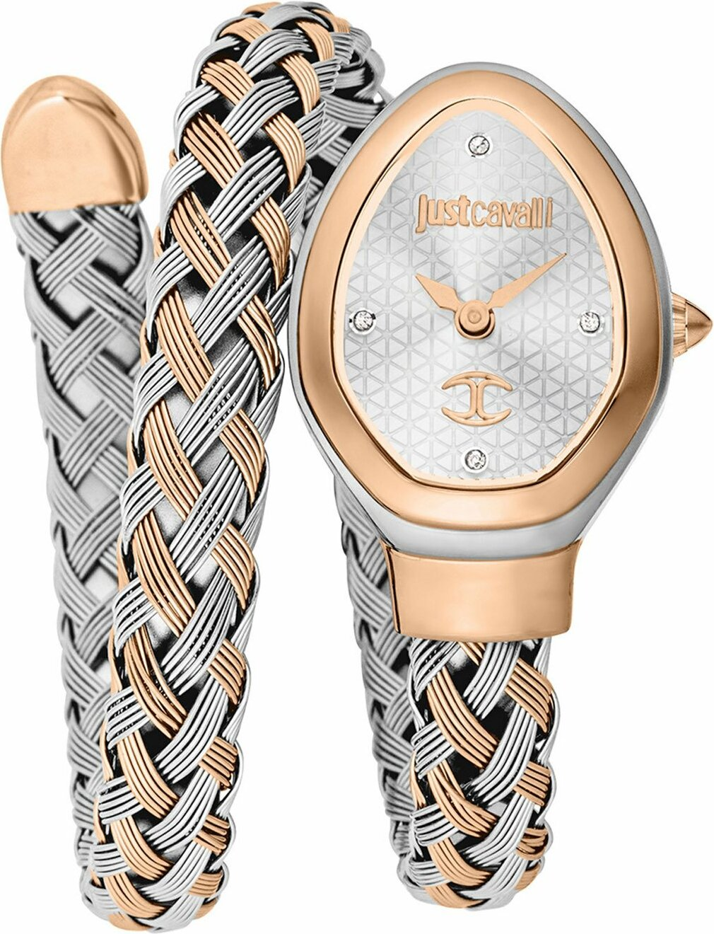 Montre Just Cavalli JC1L264M0075 Bicolore Motif Serpent