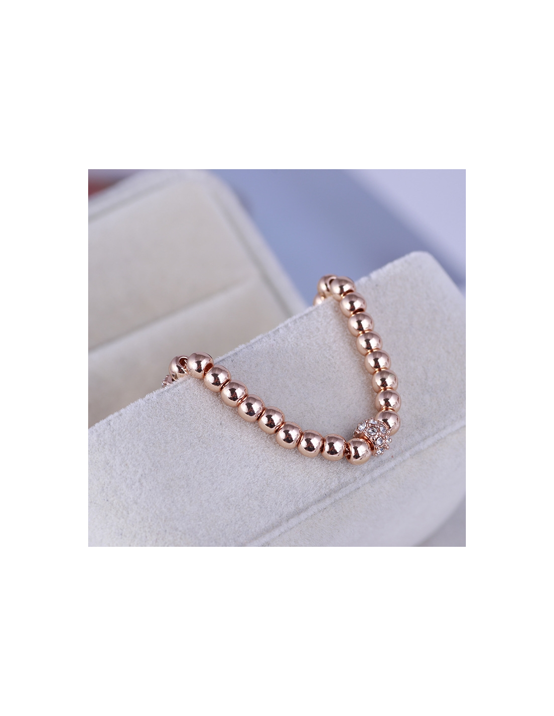 Bracelet femme Kate Spade New York en acier inoxydable or rose - Réf. 106428 vue 3