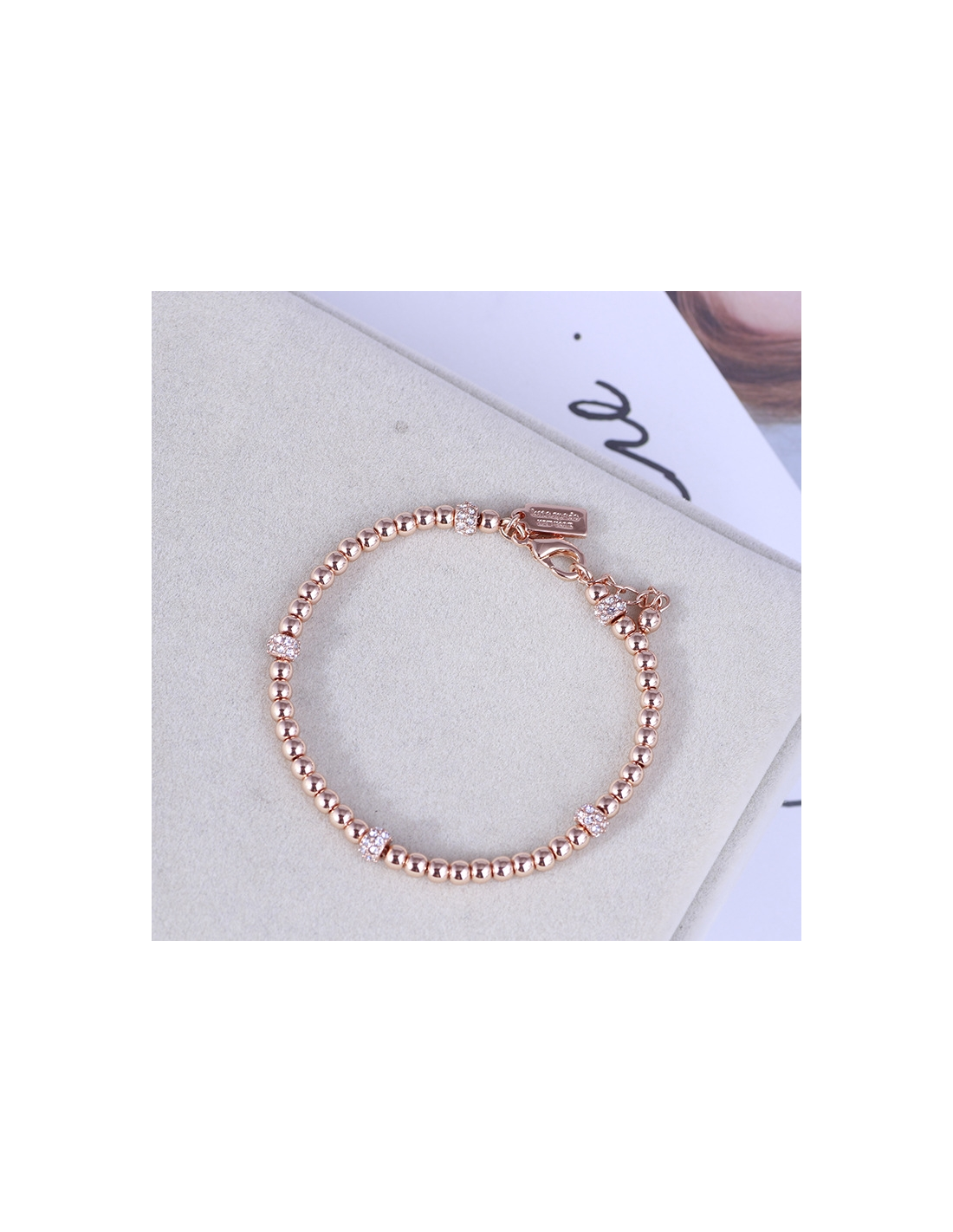 Bracelet femme Kate Spade New York en acier inoxydable or rose - Réf. 106428 vue 5