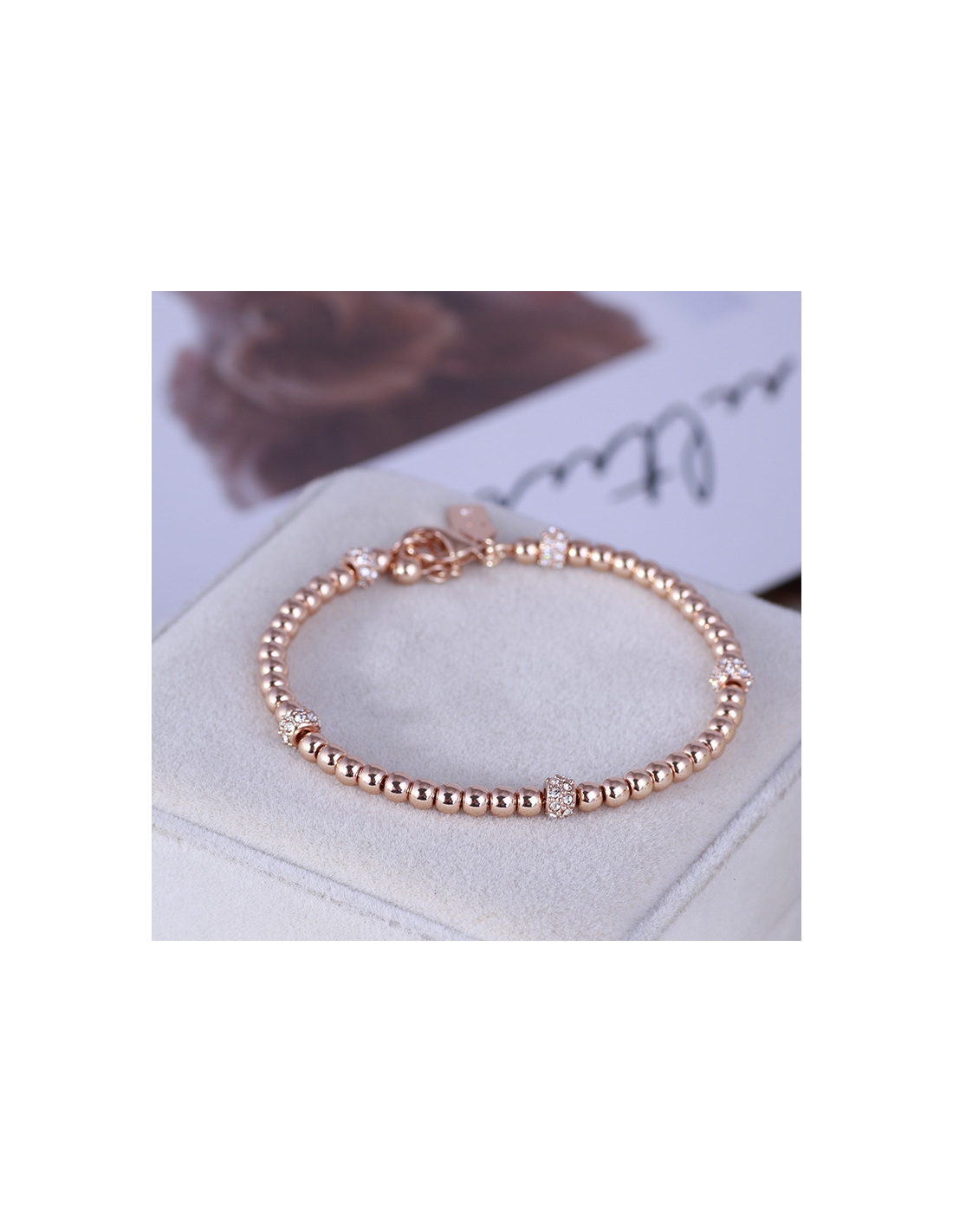 Bracelet femme Kate Spade New York en acier inoxydable or rose - Réf. 106428 vue 6