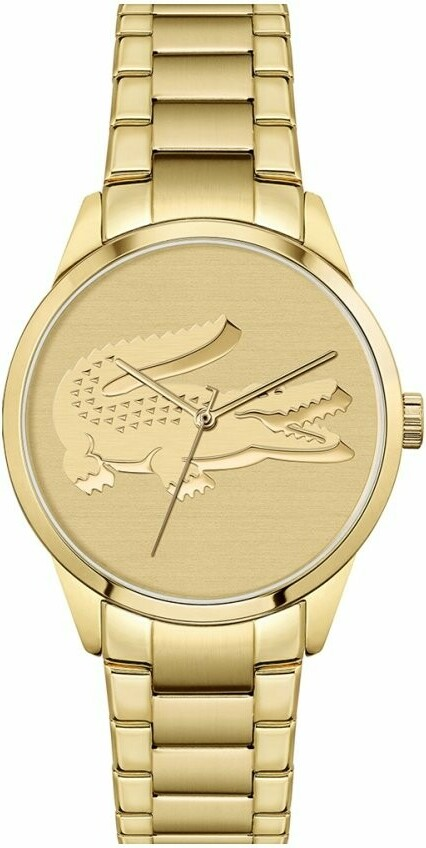 Montre Femme Lacoste Ladycroc 2001175 bracelet acier doré