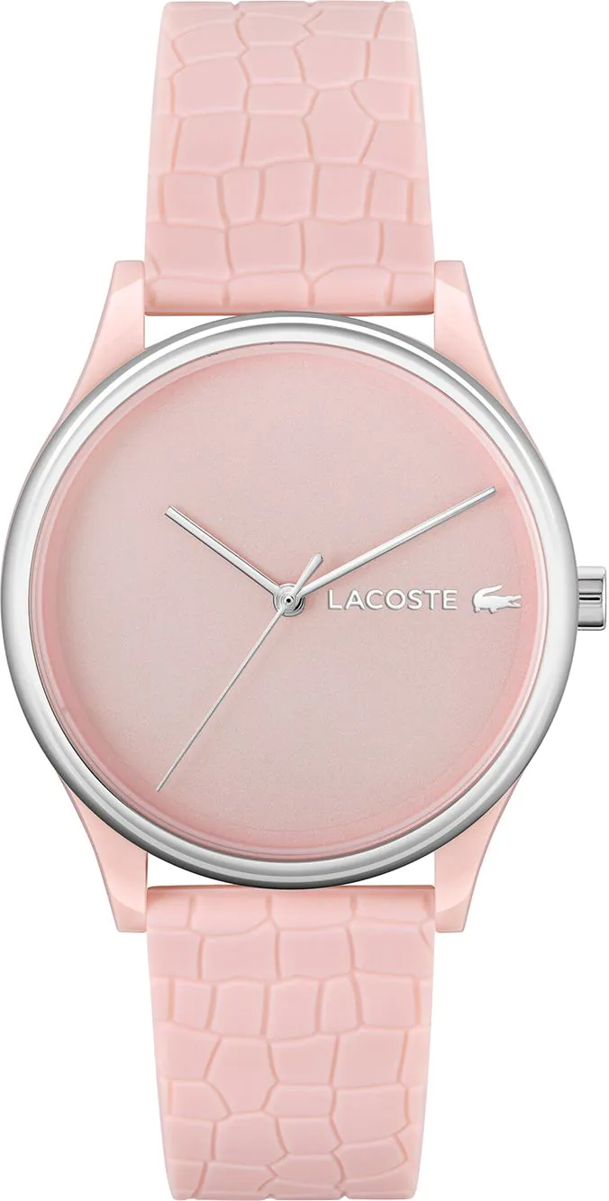 Montre Femme Lacoste Crocodelle 2001248 bracelet silicone rose