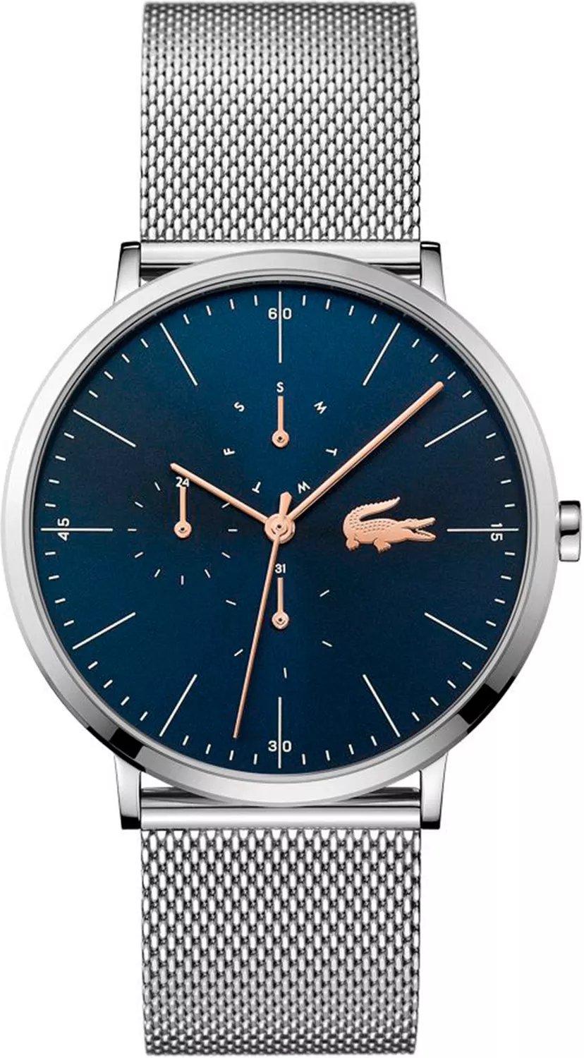 Montre Lacoste 2011024 à bracelet en maille milanaise et cadran bleu