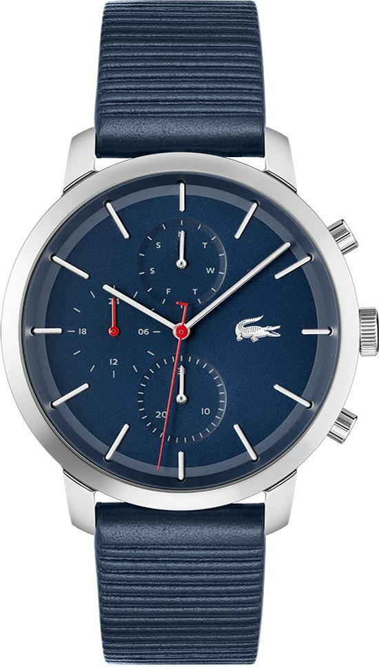 Lacoste 2011176 montre chronographe avec cadran blanc — Montres Outlet