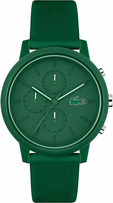 Montre Homme Lacoste 2011245 Bracelet Silicone Vert et Cadran Multifonctions
