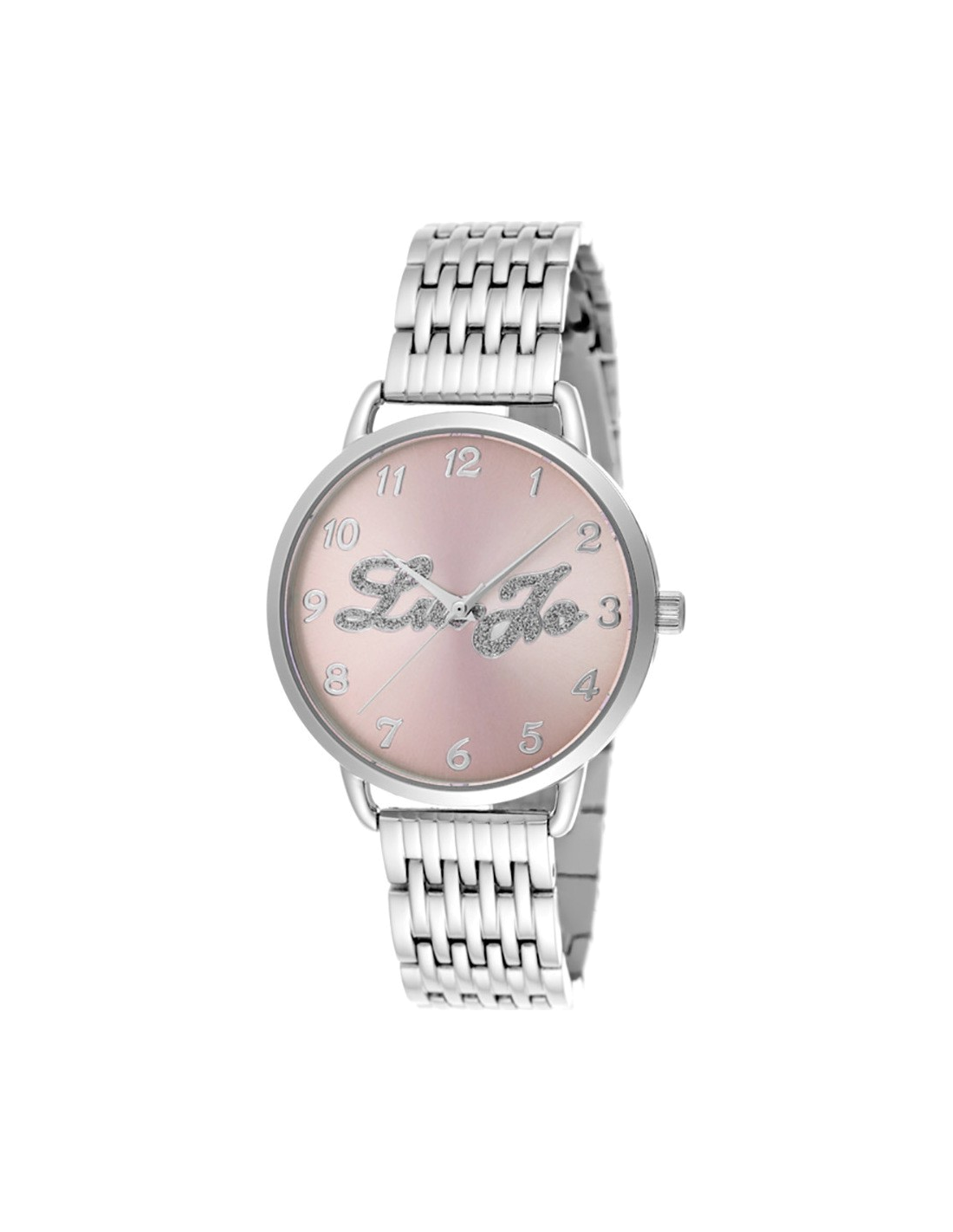 Montre Femme Liu Jo Luxury Isabel TLJ1031 en Acier Argent et Cadran Fuchsia