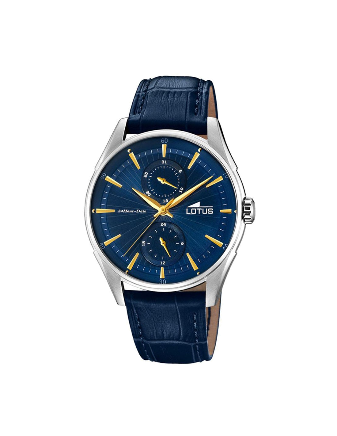 Montre Homme Lotus L18523/3 Chronographe en Acier avec Cadran Bleu