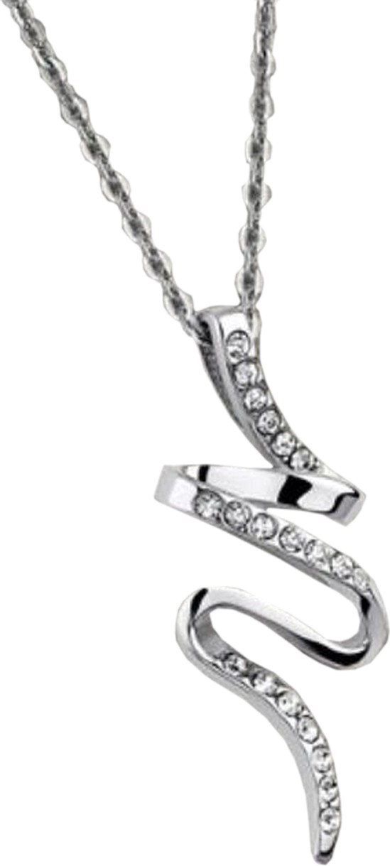 Collier Lotus LS1750-1/1 pendentif avec strass