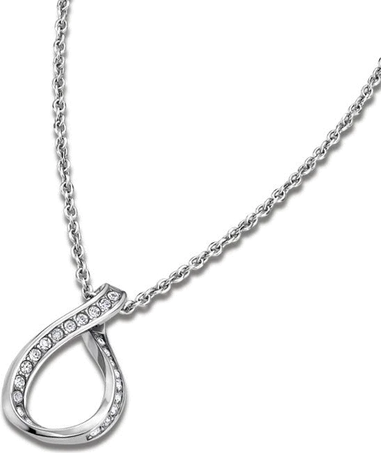 Collier Lotus Rainbow LS1671-1/1 pendentif argenté et strassé