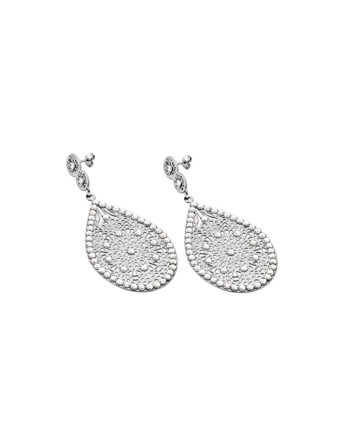 Boucles d'oreilles Lotus LS1597-4/1 coloris argent
