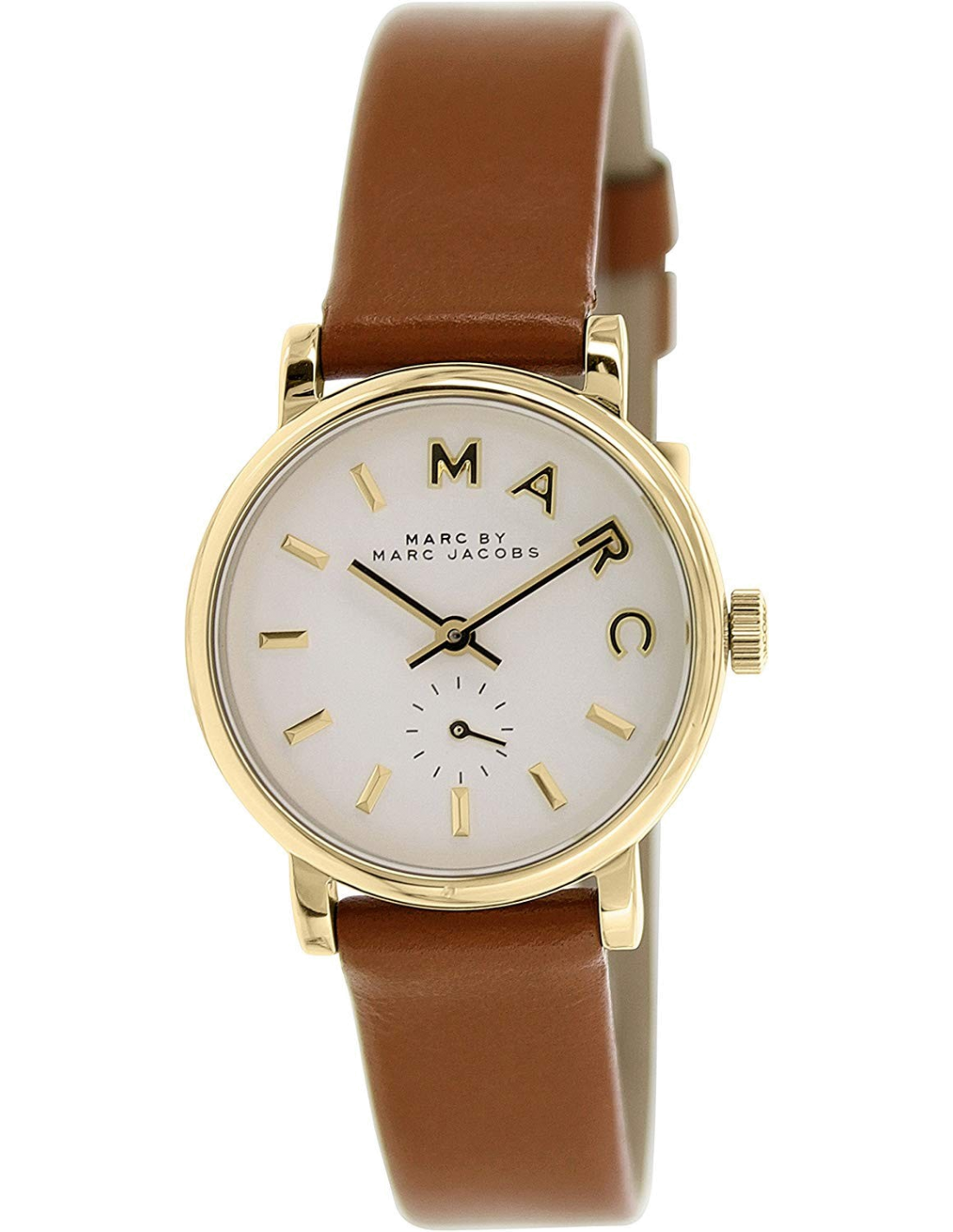 Montre Marc Jacobs MBM1317 avec Bracelet en Cuir Marron