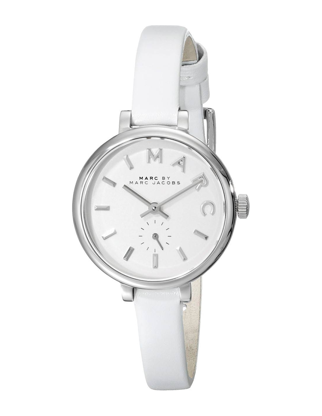 Montre Marc Jacobs MBM1350 Sally Cadran Blanc et Bracelet Cuir