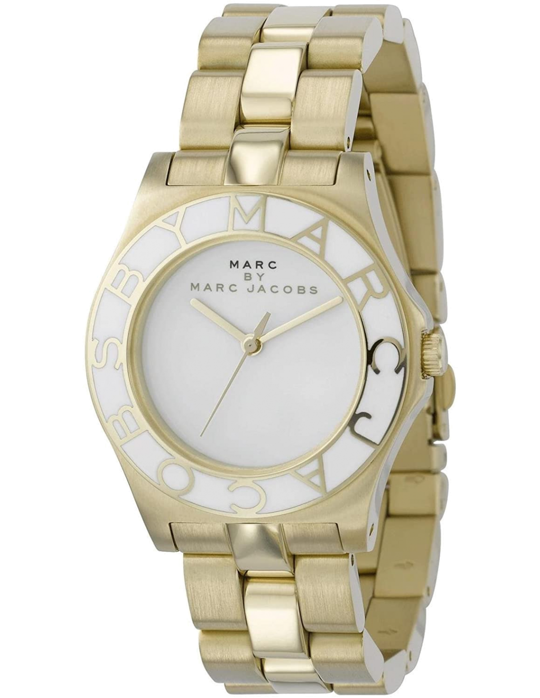 Montre Femme Marc Jacobs MBM3050 en Acier Argenté avec Index Cristaux