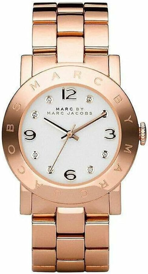 Montre Femme Marc Jacobs Amy MBM3077 bracelet acier or rose
