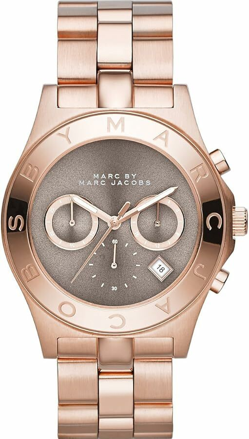 Montre Marc Jacobs MBM3308 Chronographe en Acier Or Rose