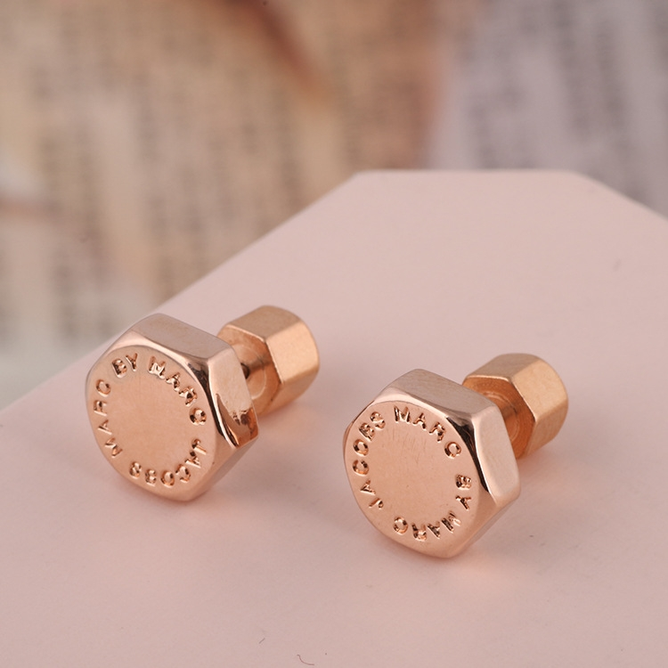 Boucles d'oreilles Marc by Marc Jacobs M3PE565-RG en acier or rose pour femme vue 2