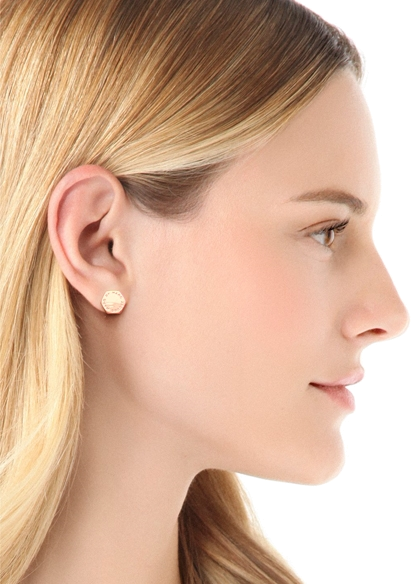 Boucles d'oreilles Marc by Marc Jacobs M3PE565-RG en acier or rose pour femme vue 5
