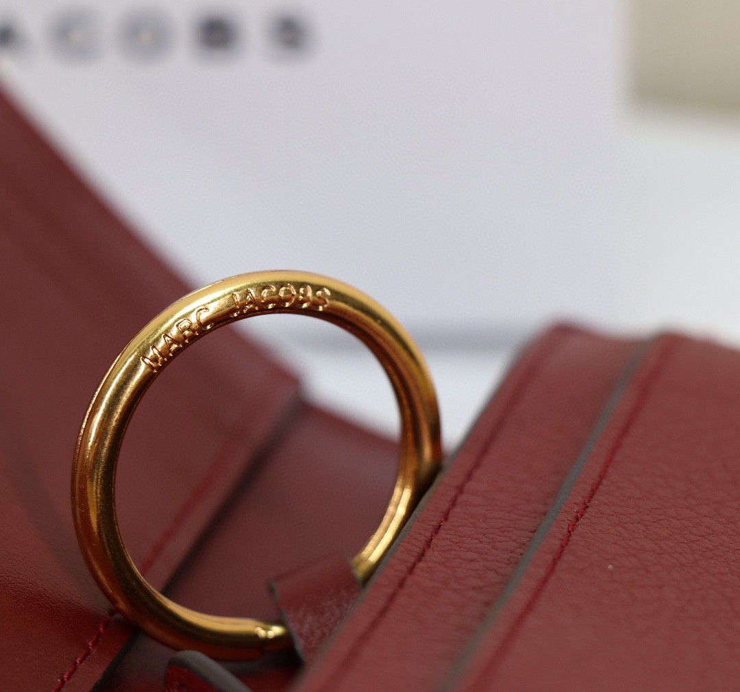 Portefeuille femme Marc Jacobs M0012078-RED en cuir véritable rouge vue 2