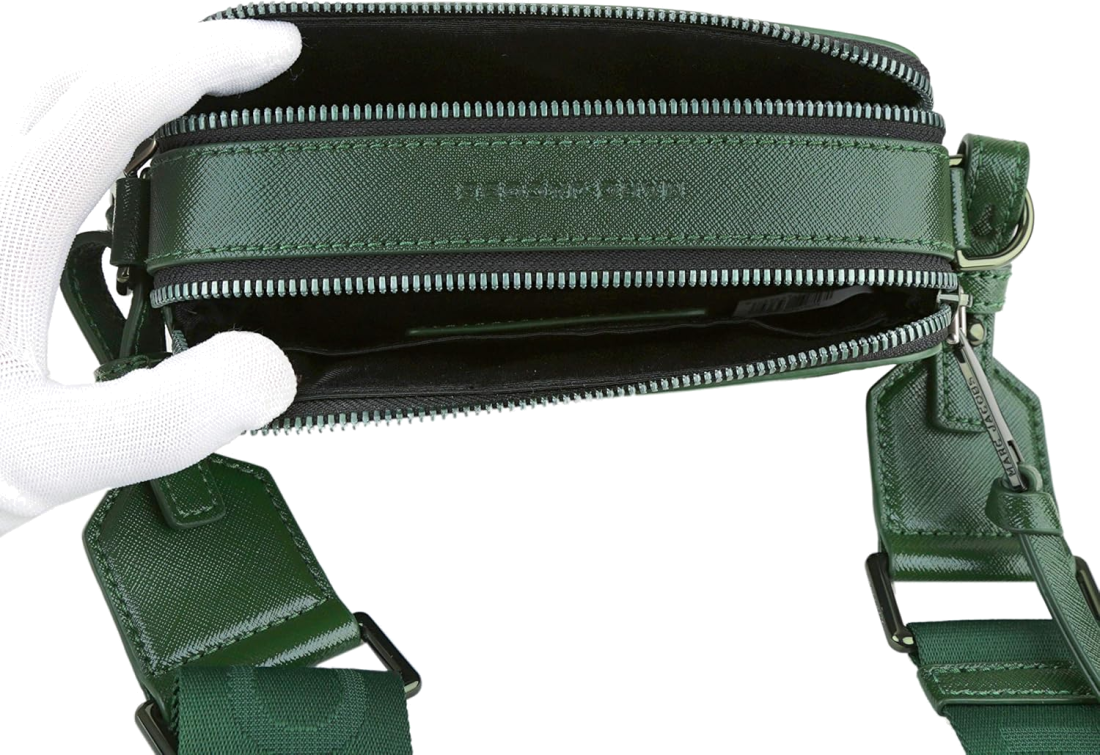 Sac à main bandoulière Marc Jacobs The Snapshot - Vert Olive - Réf. M0015476-390 - Pour Femme vue 6