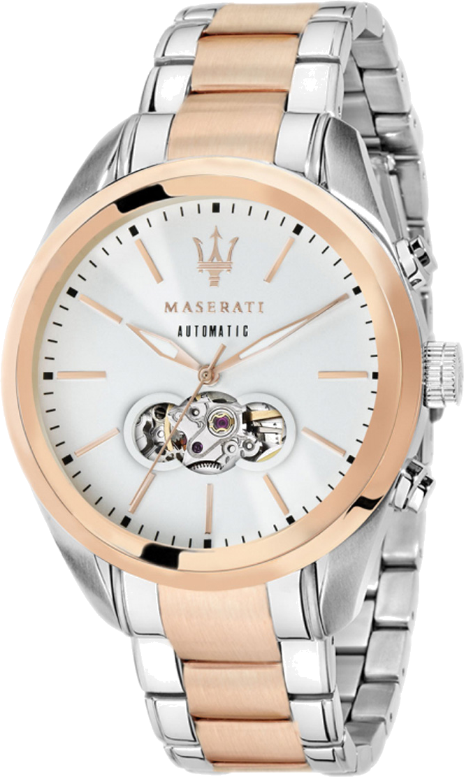 Montre Maserati Traguardo automatique R8823112001 mouvement apparent