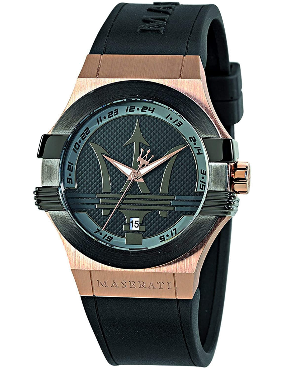 Montre Homme Maserati Potenza R8851108002 Bracelet en silicone noir