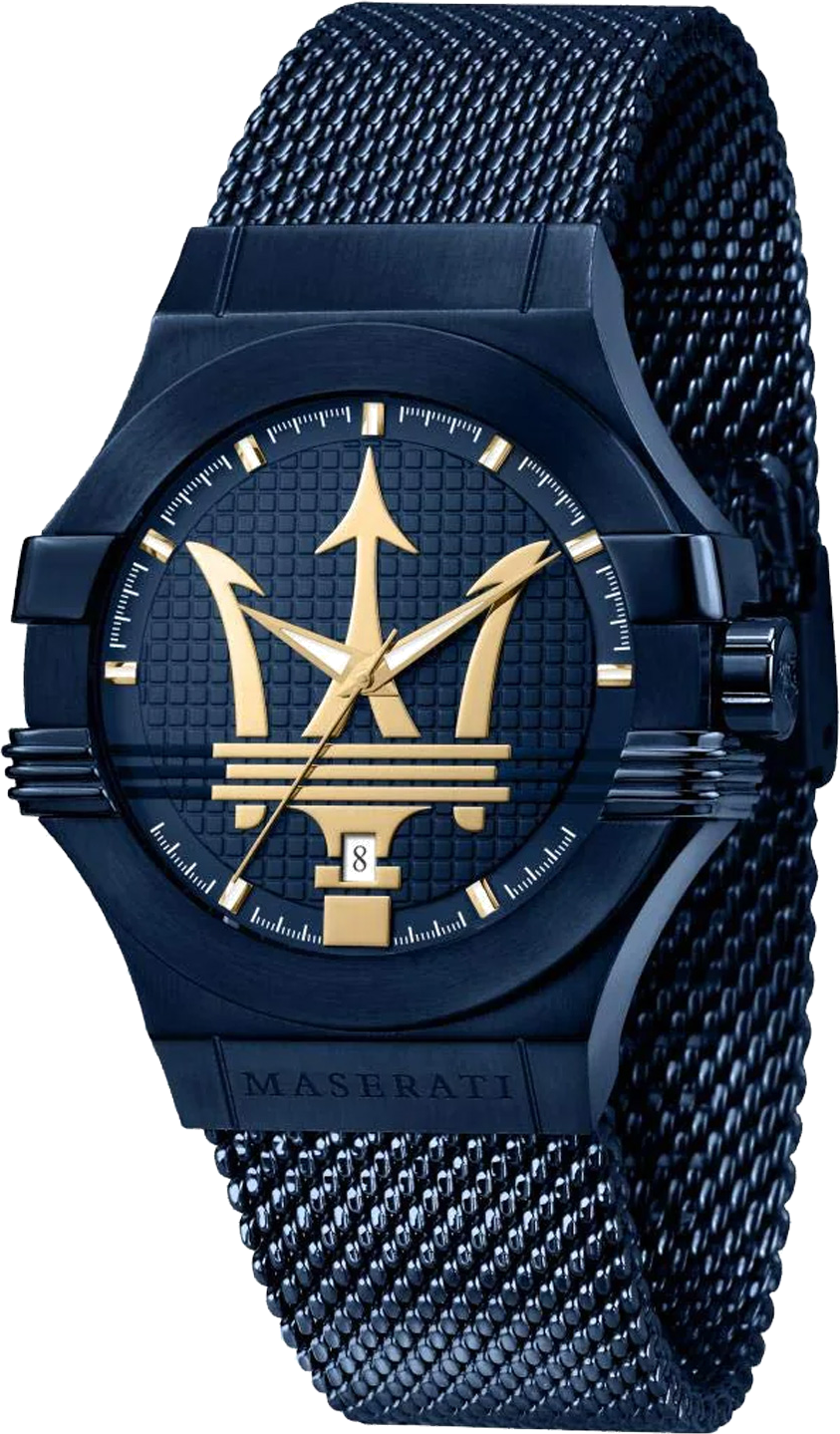 Montre Maserati R8853108008 Quartz en Acier Bleu 42 mm