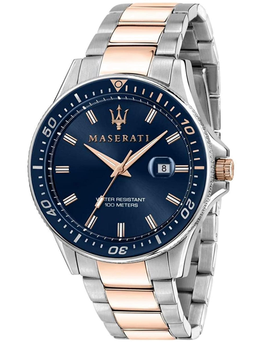 Montre Homme Maserati Sfida R8853140003 bracelet acier bi-colore